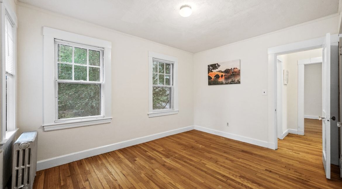 7 Oliver Rd Watertown MA 02472 Unit 1 Front Bedroom View