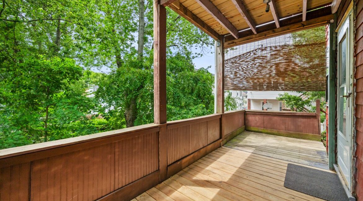 7 Oliver Rd Watertown MA 02472 Covered Back Porch View