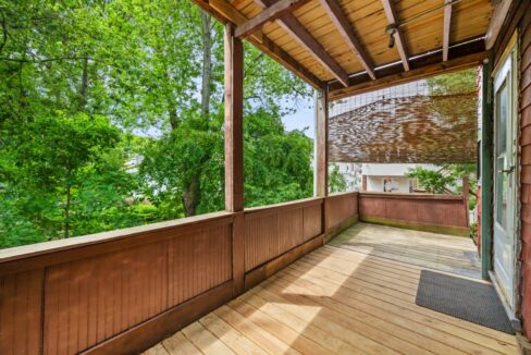 7 Oliver Rd Watertown MA 02472 Covered Back Porch View