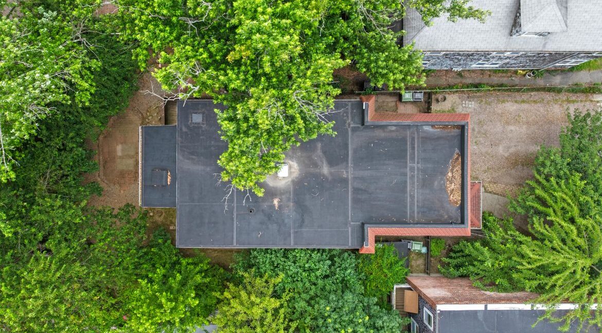 7 Oliver Rd Watertown MA 02472 Aerial View Overhead