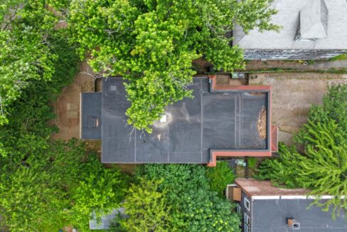 7 Oliver Rd Watertown MA 02472 Aerial View Overhead